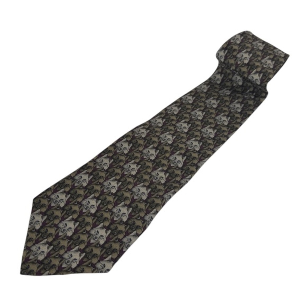 Endangered Species Foxy Necktie 100% Silk Limited Edition Serial# ES001-005